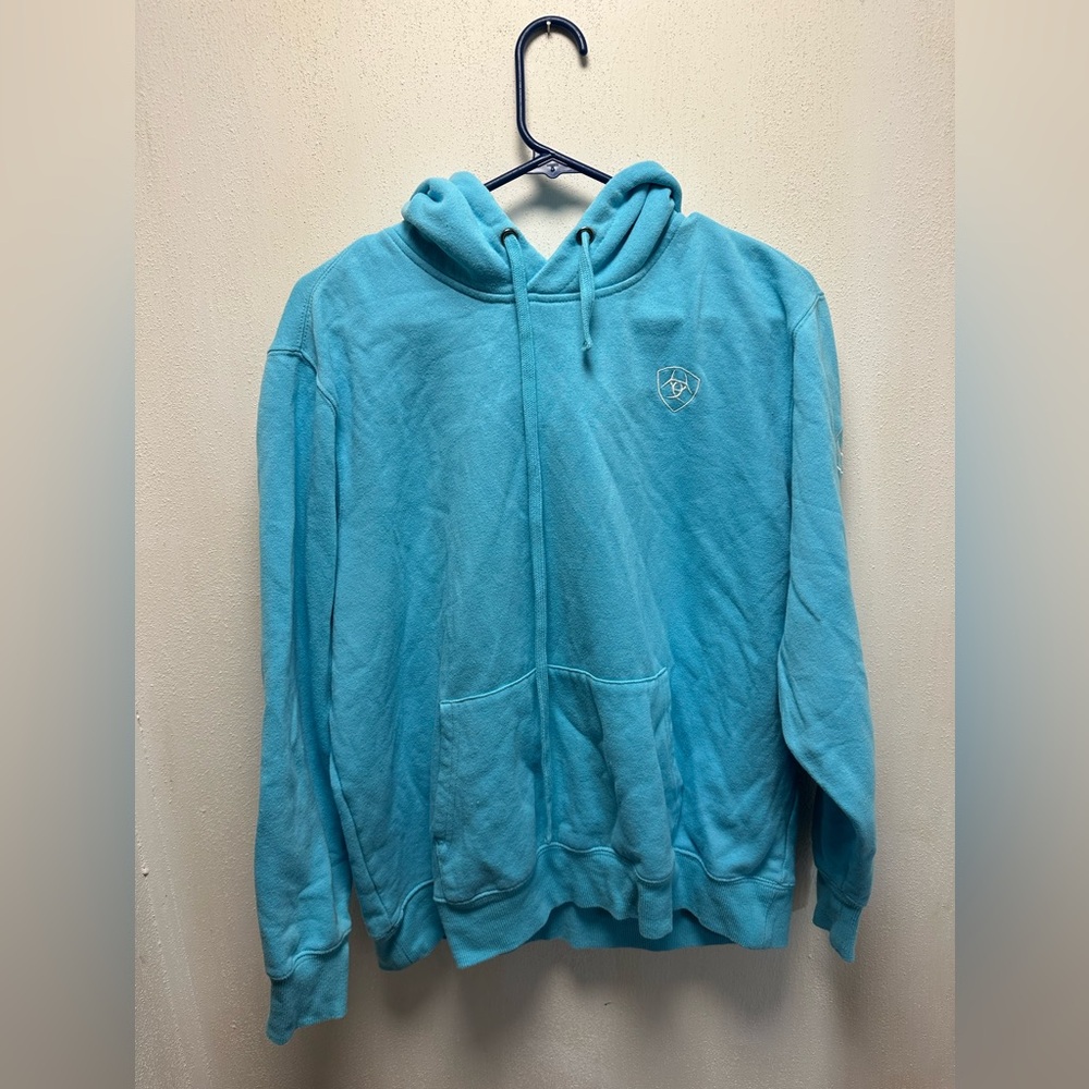 Ariat Teal Hoodie with Embroidered Logo